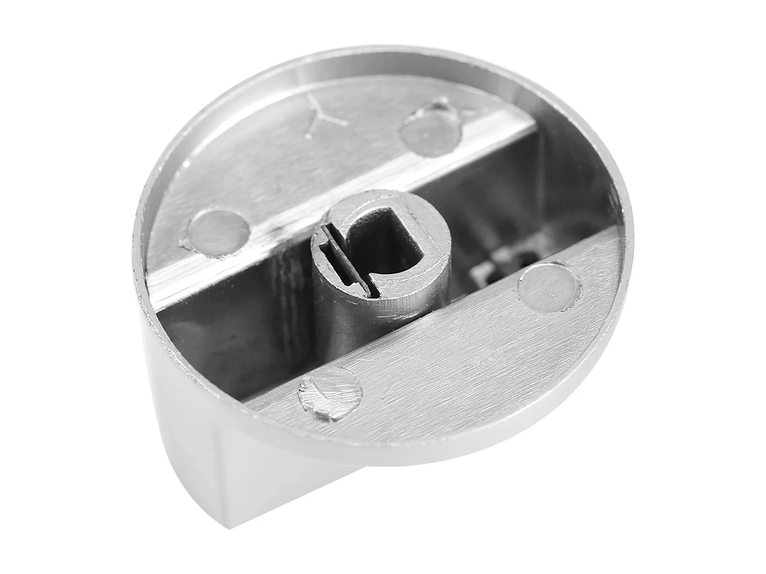 2Pcs 6mm Liga de Zinco Casa Cozinha Fogão a Gás Botões Fogão Forno Cooktop Interruptor de Metal Controle