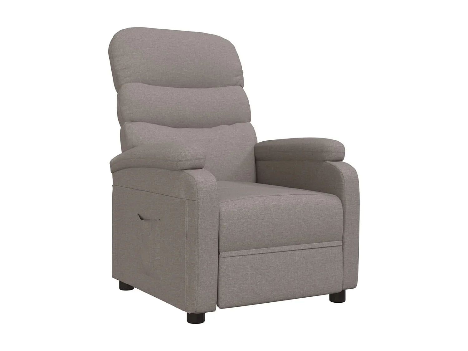 Fauteuil inclinable Taupe Tissu