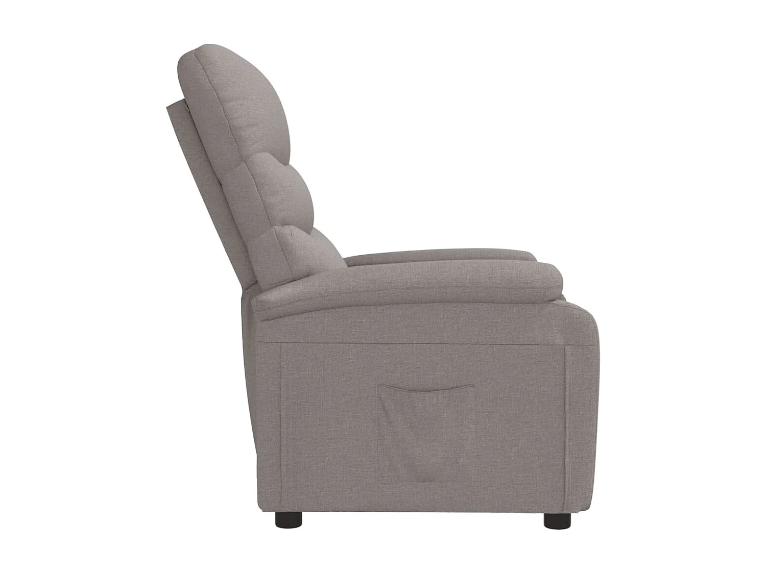 Fauteuil inclinable Taupe Tissu