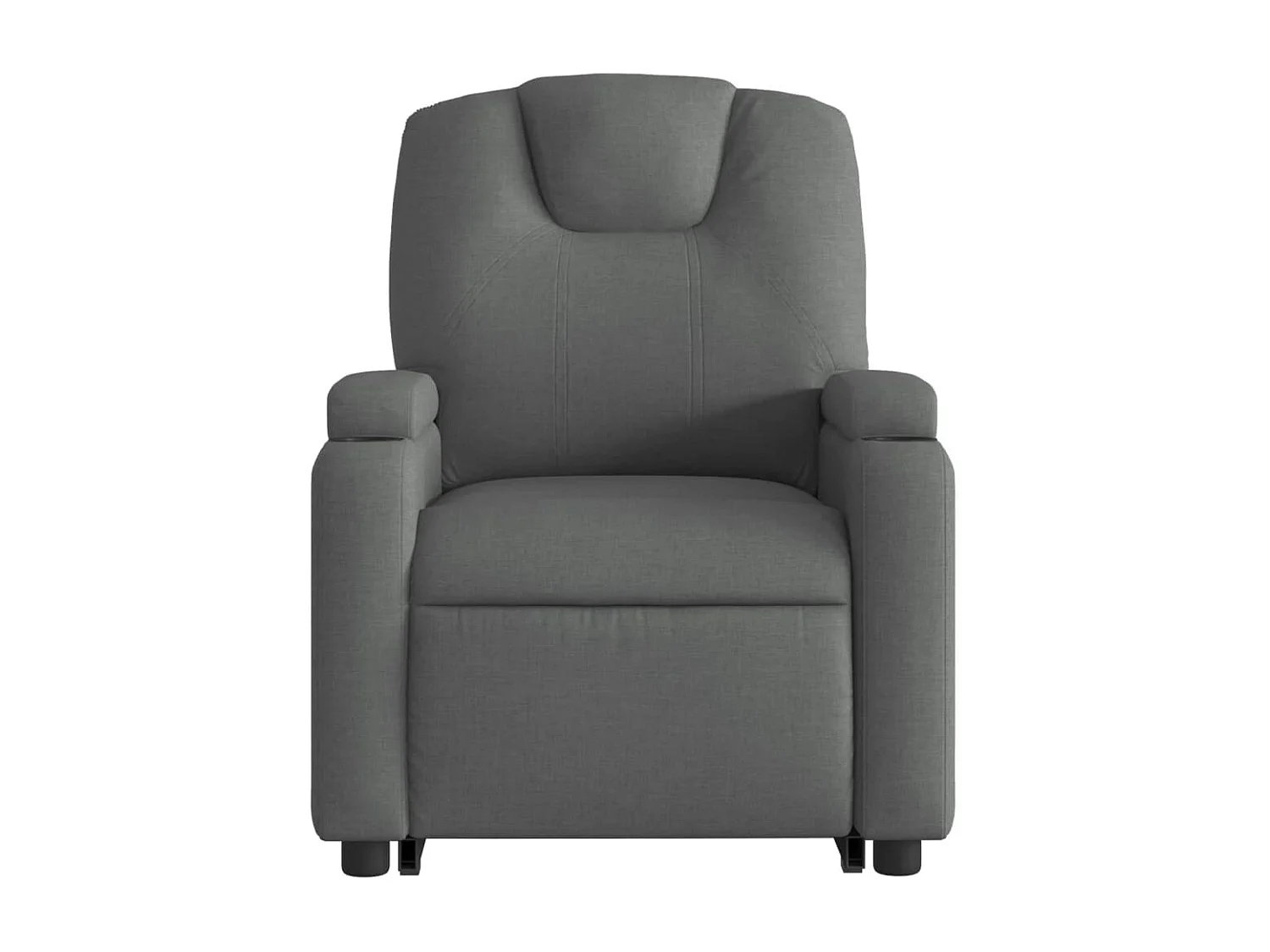 Fauteuil inclinable Gris foncé Tissu