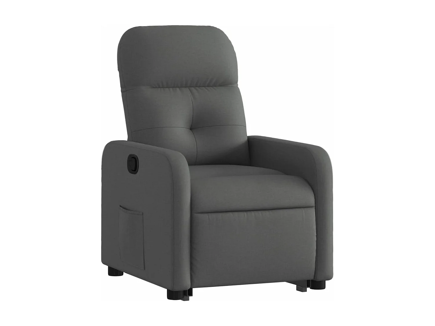 Fauteuil inclinable Gris foncé Tissu