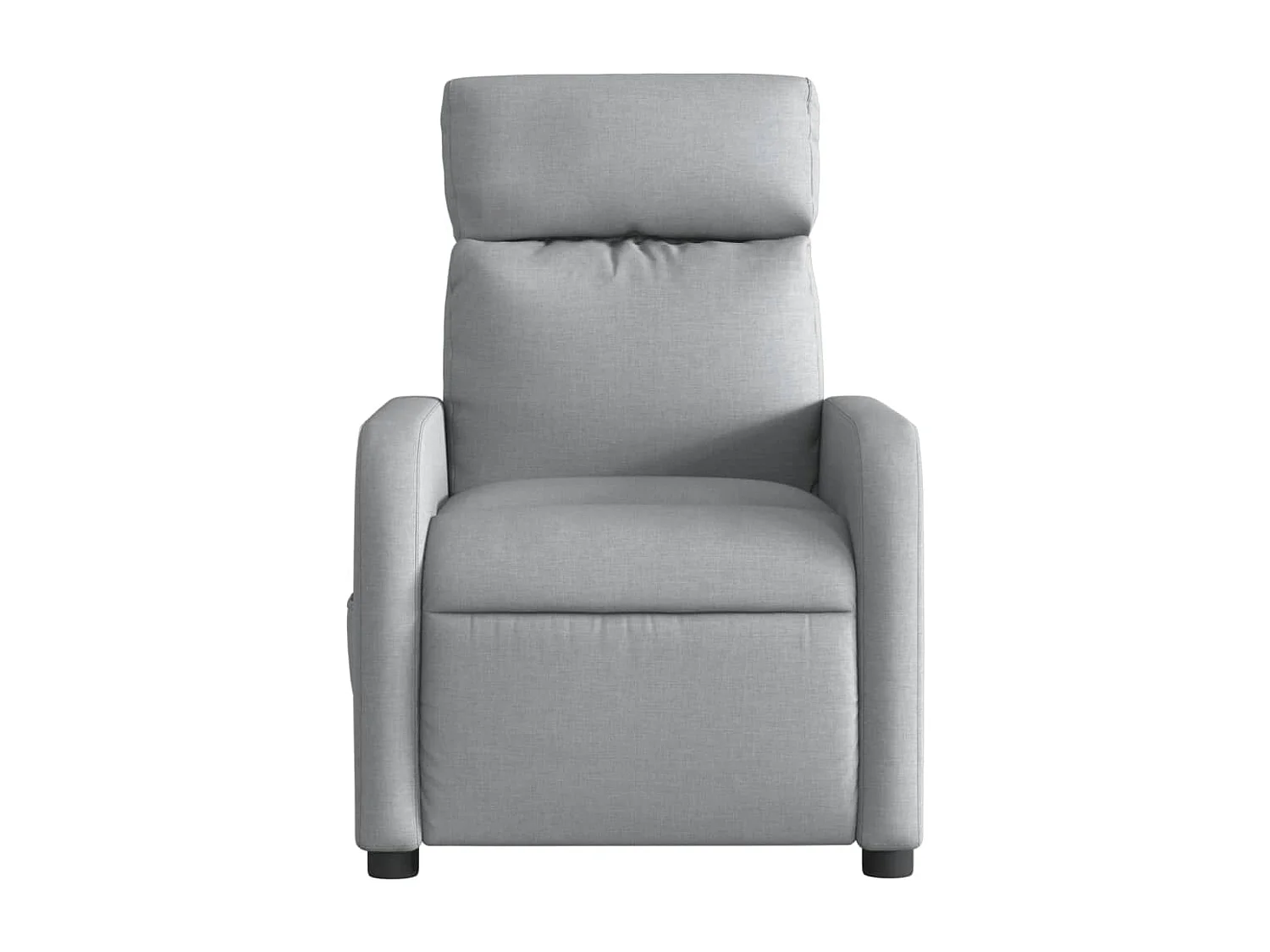 Fauteuil inclinable électrique Gris clair Tissu