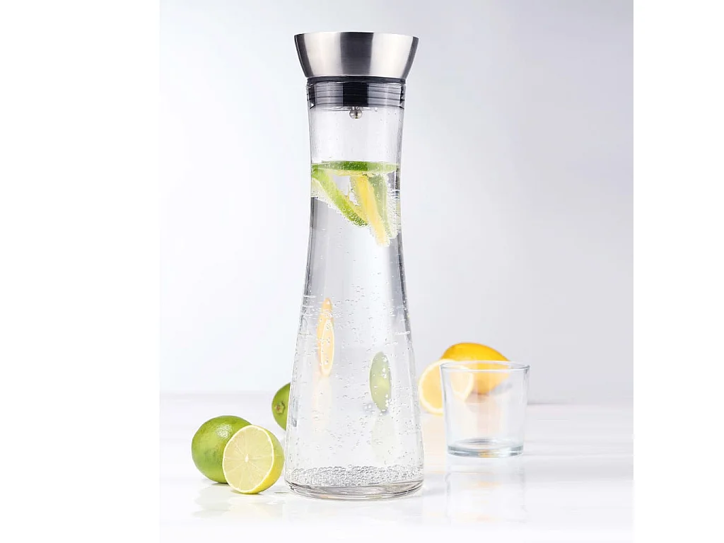 HI Carafe d eau avec bec verseur Transparent 1,2 L
