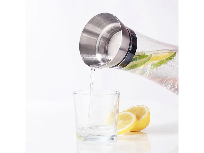 HI Carafe d eau avec bec verseur Transparent 1,2 L