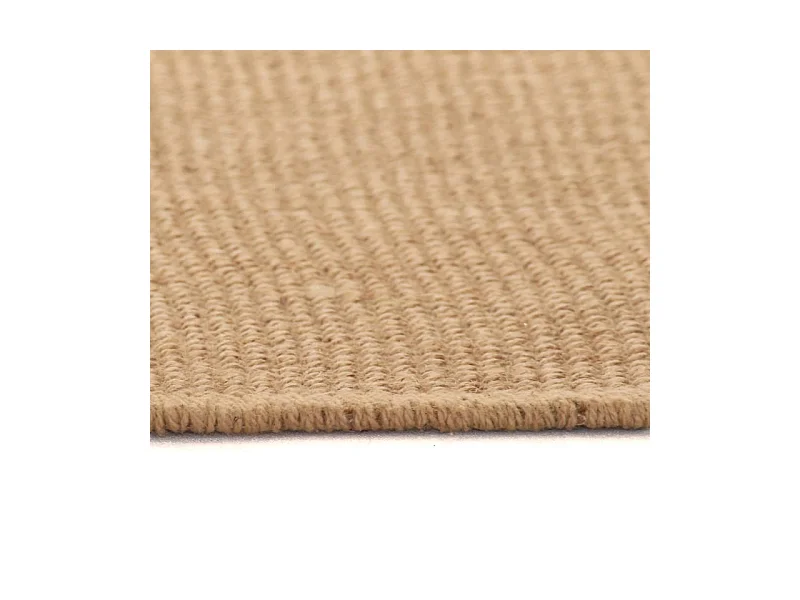 Tapis en jute avec support en latex 140x200 cm Naturel