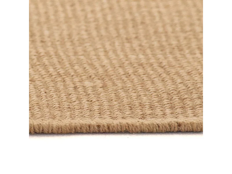 Tapis en jute avec support en latex 140x200 cm Naturel