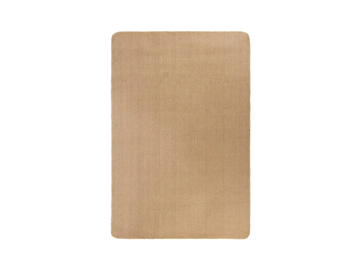 Tapis en jute avec support en latex 160x230 cm Naturel