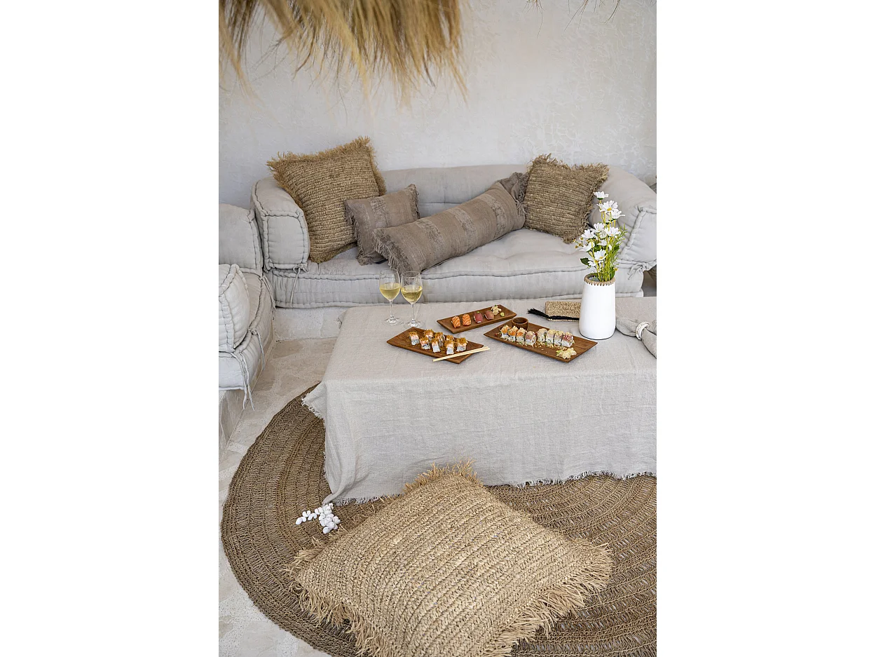 Het Linnen Tafelkleed - Beige - 150x250