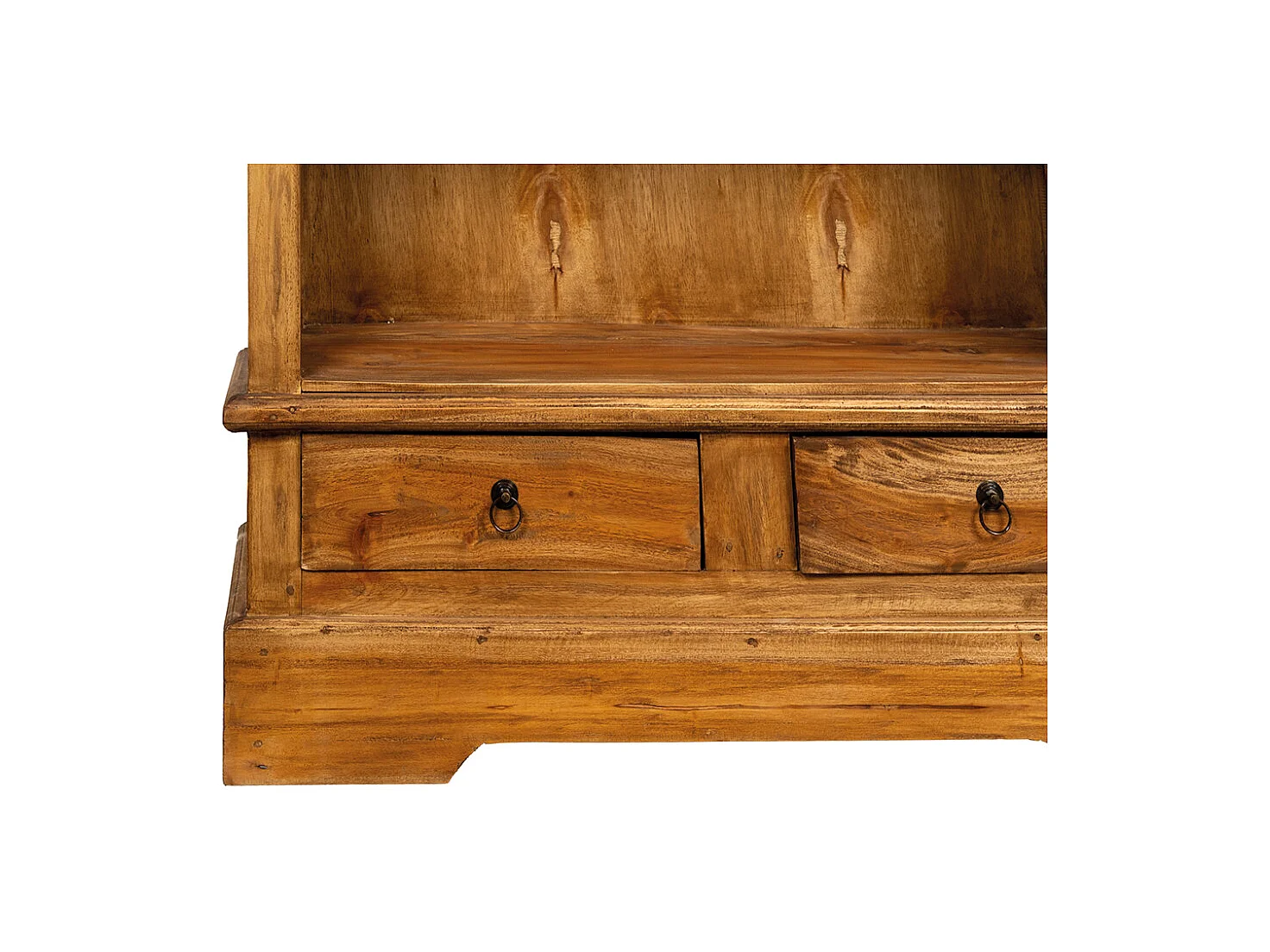 Etagère en acajou naturel