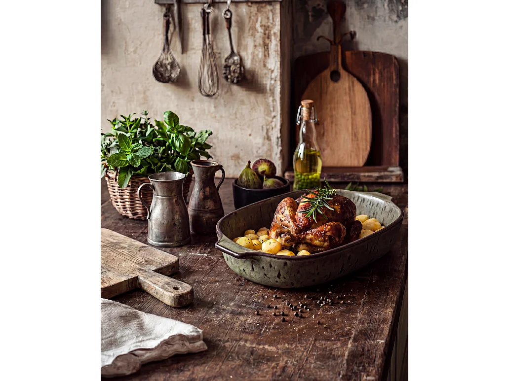The Comporta Oven Tray - Green - L