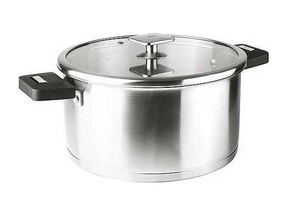 Cacerola inox de 16 cm con mango desmontable y sistema Click & Lock - Colección Combi de Lacor