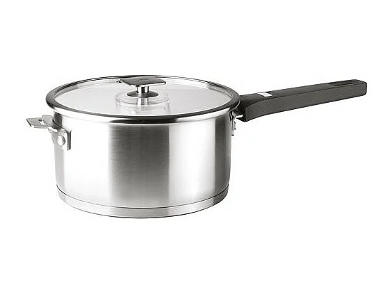 Inox-Kasserolle 20 cm mit abnehmbarem Griff und Click & Lock-System - Combi-Kollektion von Lacor