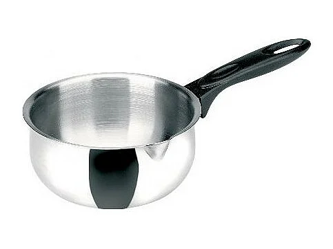 Roestvrijstalen kookpan van 12cm met schenktuit - Geschikt voor alle warmtebronnen inclusief inductie