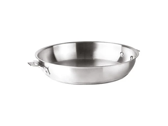 Roestvrijstalen pan van 28 cm met afneembaar handvat en Click & Lock-systeem - Collectie COMBI van LACOR