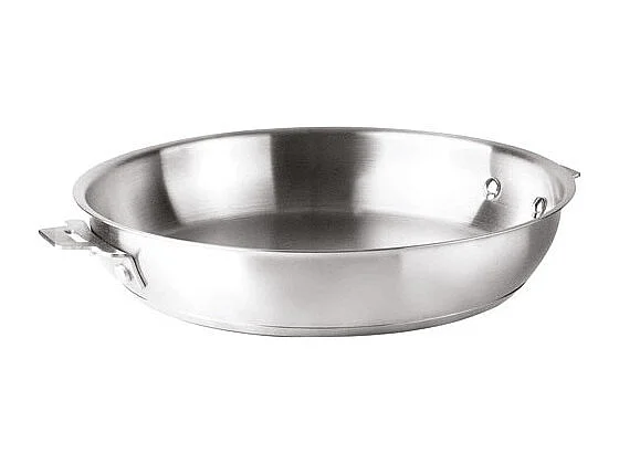 Edelstahlpfanne 28 cm mit abnehmbarem Griff und Click & Lock-System - Kollektion COMBI von LACOR