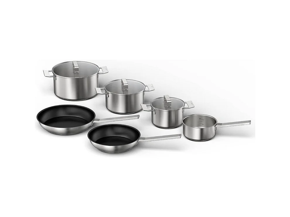 Bosch Batterie de cuisine 6 pièces inox - HEZ9SE060