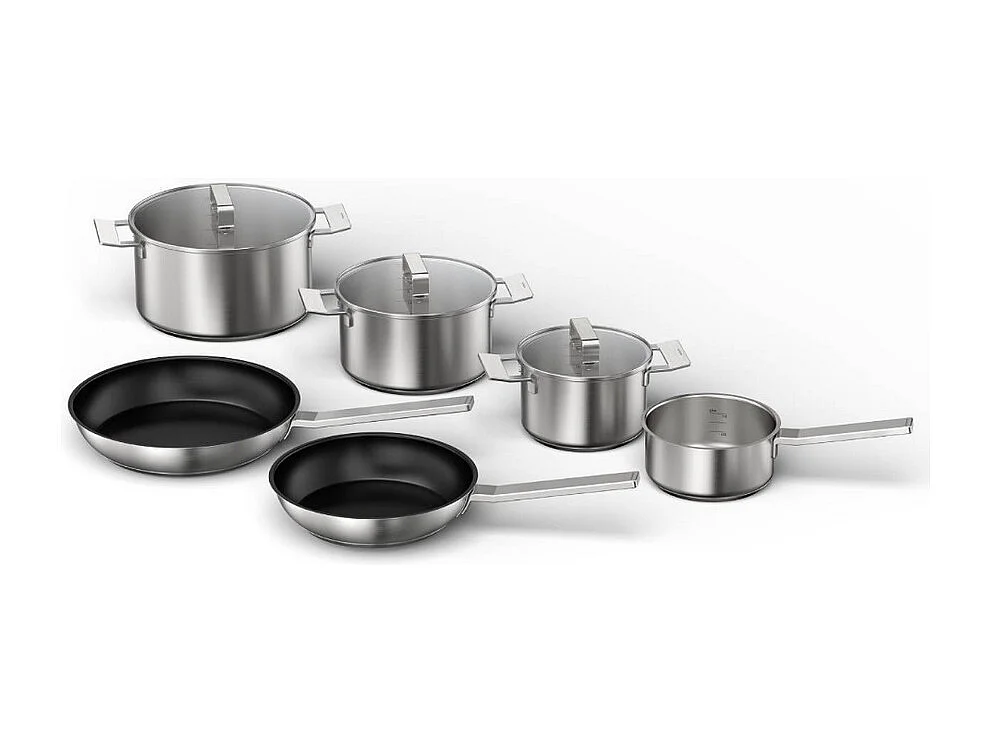 Bosch Batterie de cuisine 6 pièces inox - HEZ9SE060