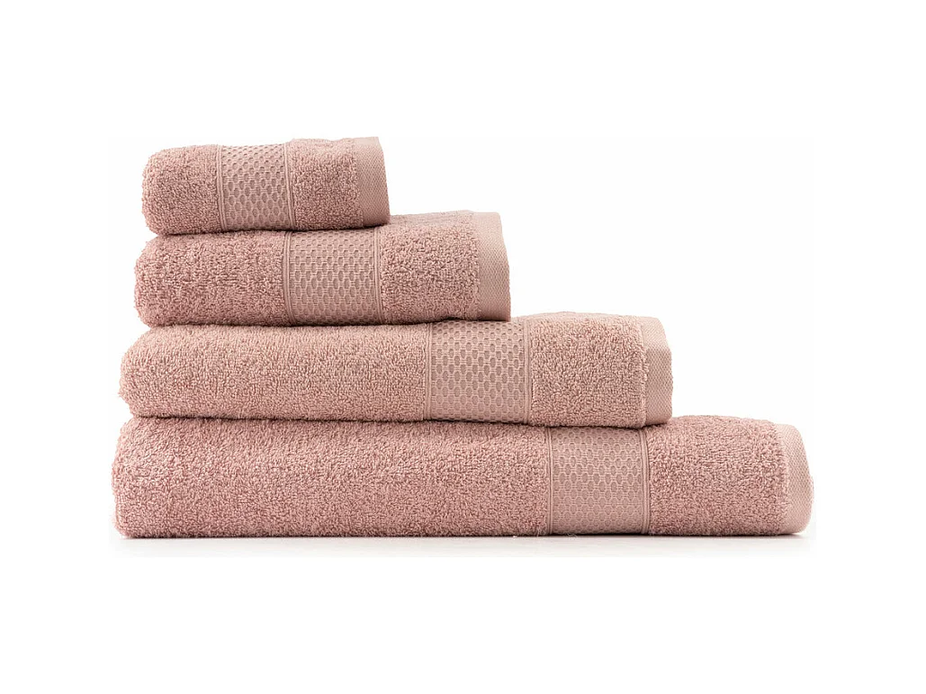 Juego De 4 Toallas - 30x50 mano 50x100 bide 70x140 ducha - 100x150 sabana