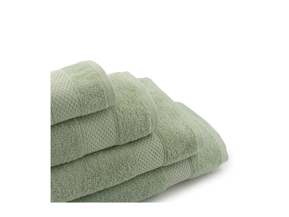 Set van 2 handdoeken - 30x50 hand 50x100 bidet 70x140 douche - 100x150 vel