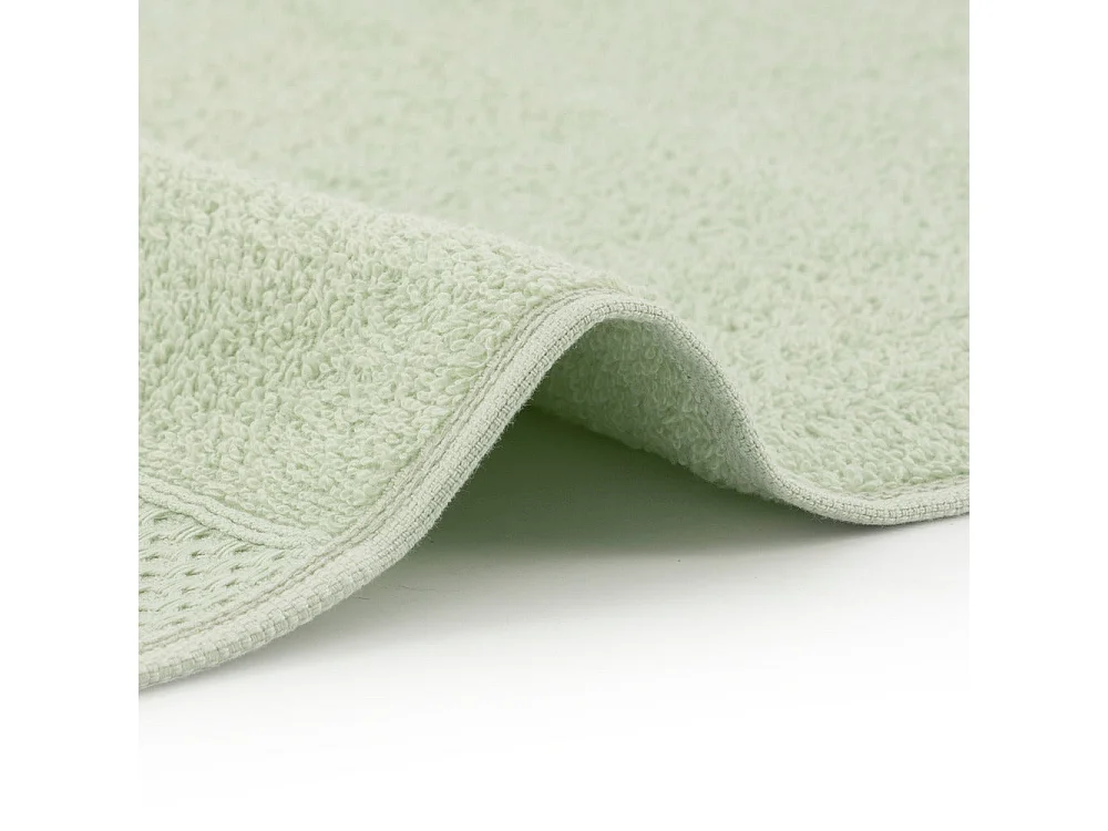 Set van 2 handdoeken - Grote handdoek - 100% katoen - Groen - 100x150