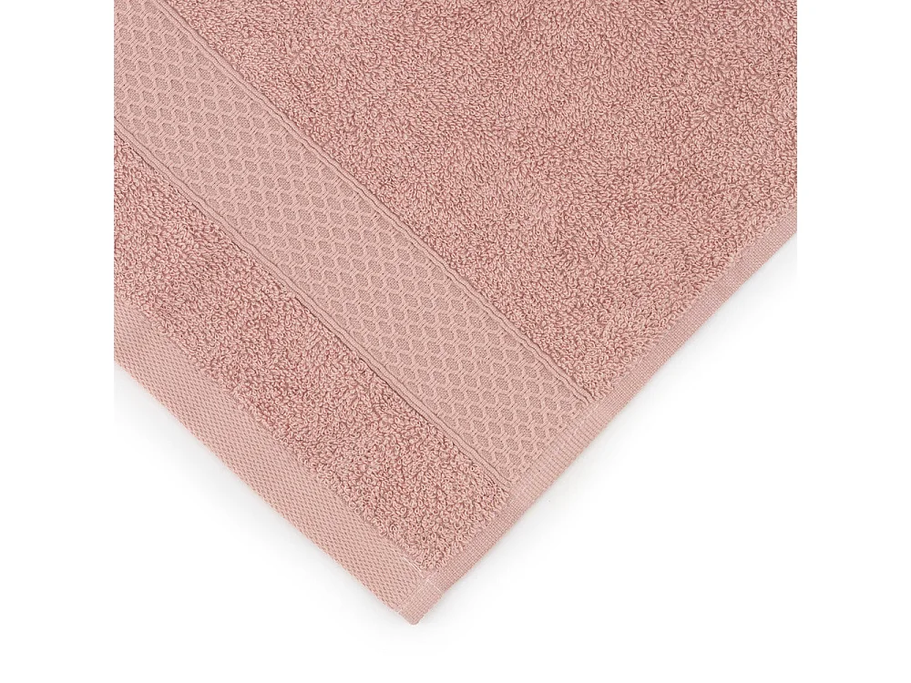 Set van 2 handdoeken - Handdoek - 100% katoen - Roze - 30x50