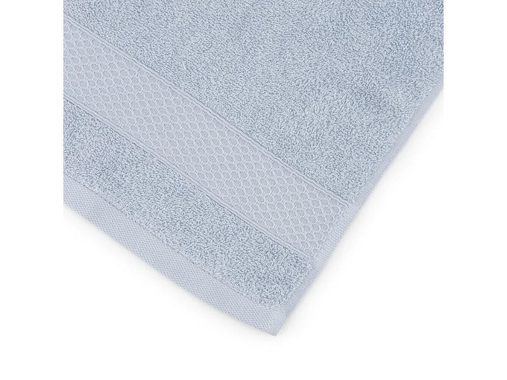 Set van 2 handdoeken - Douchehanddoek - 100% katoen - Blauw - 70x140