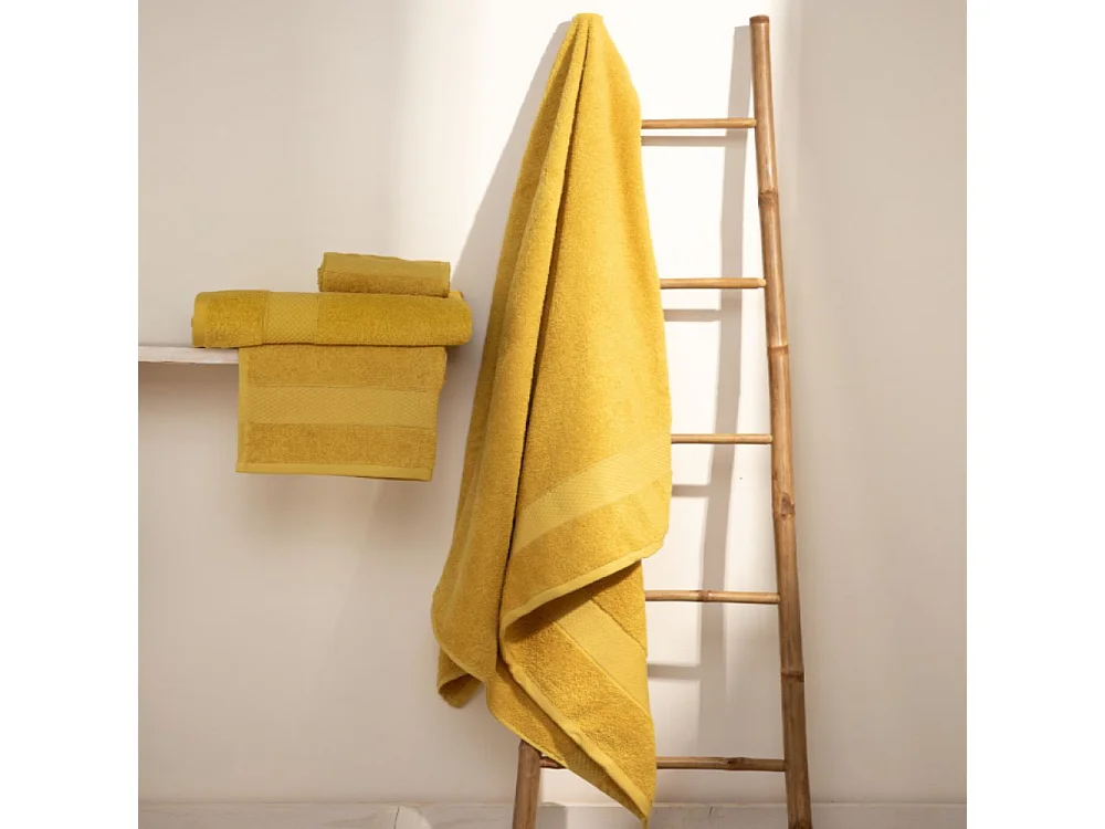 Lot de 4 serviettes - 30x50 main 50x100 bidet 70x140 douche - 100x150 drap