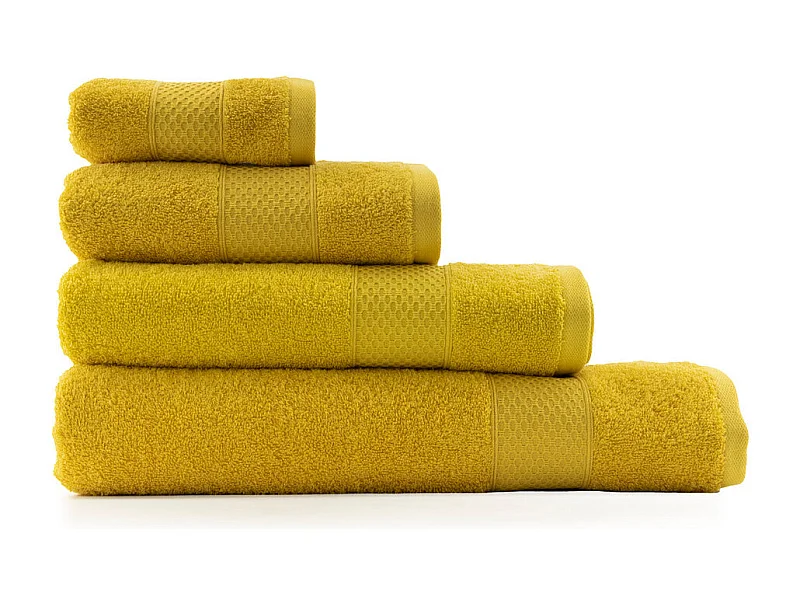 Lot de 4 serviettes - 30x50 main 50x100 bidet 70x140 douche - 100x150 drap