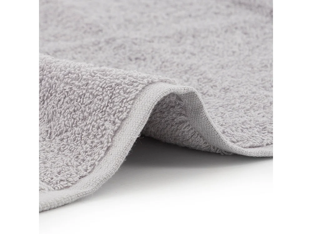 Set 2 Asciugamani - Asciugamano Bidet - 100% Cotone - Grigio - 50x100