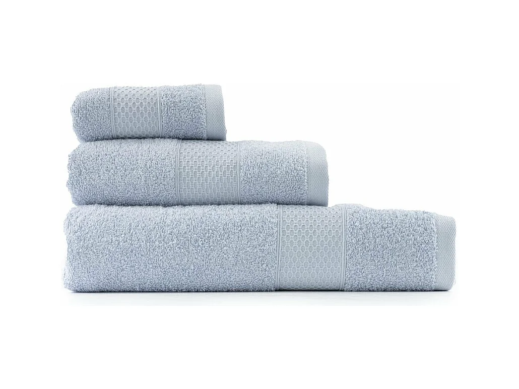 Set 2 Asciugamani - Asciugamano Bidet - 100% Cotone - Blu - 50x100