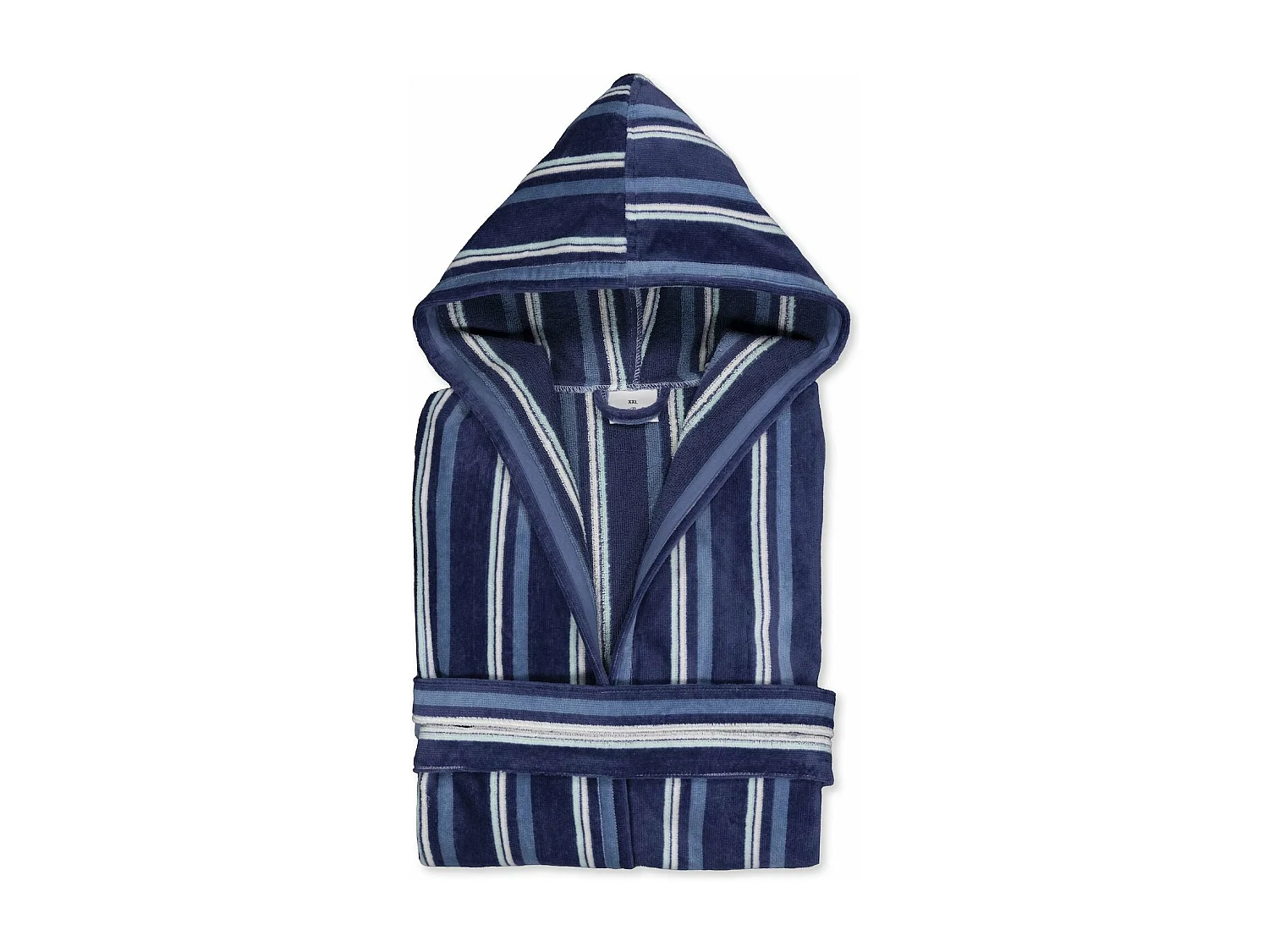 Boskimo Patricio - Roupão de banho 100% algodão veludo - Preto - Xl