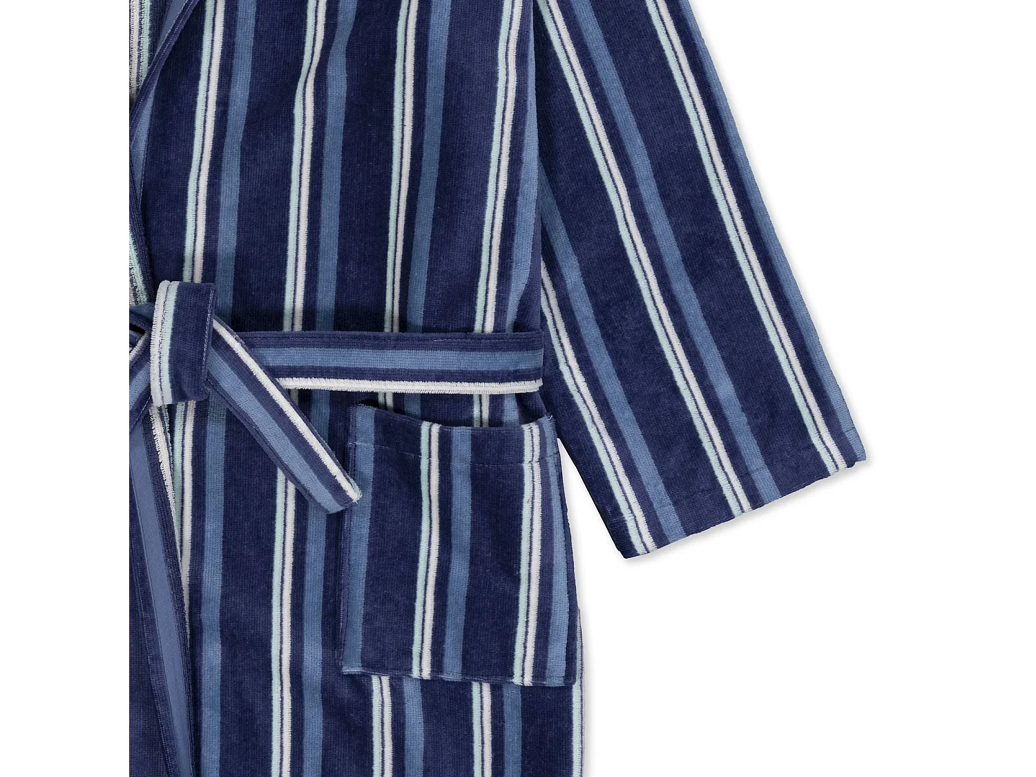 Boskimo Patricio - Roupão de banho 100% algodão veludo - Preto - Xl