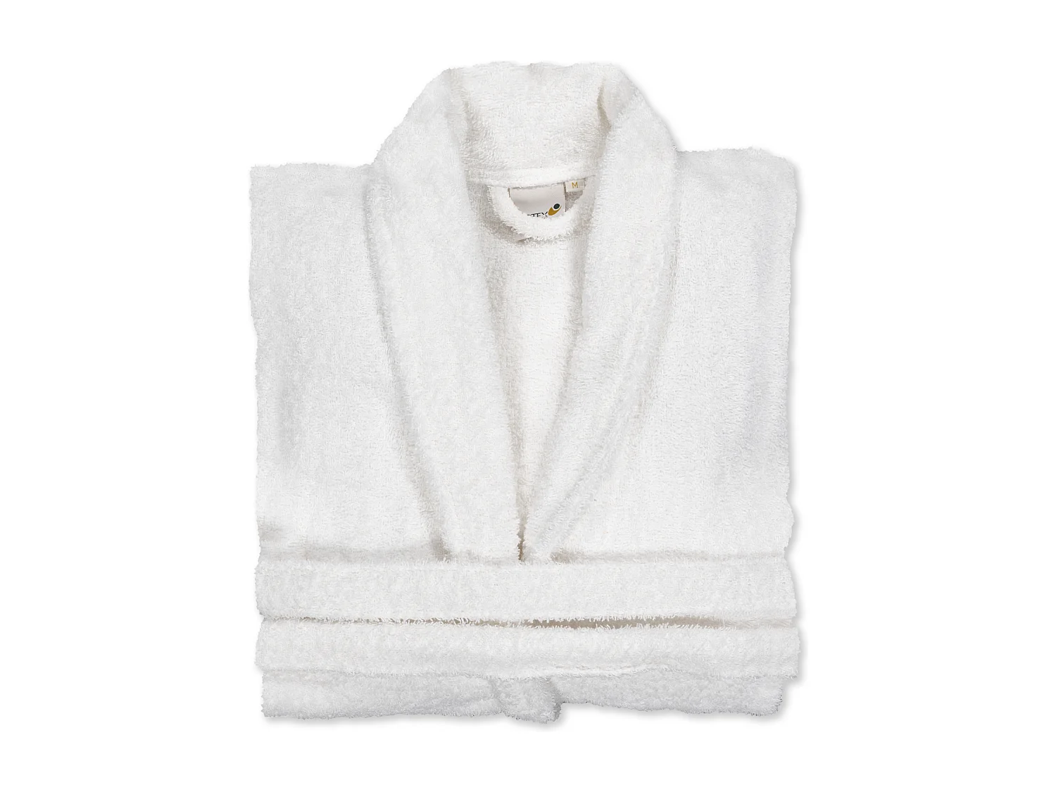 Szlafrok unisex - 100% bawełny - Szlafrok frotte - Biały - Xxl