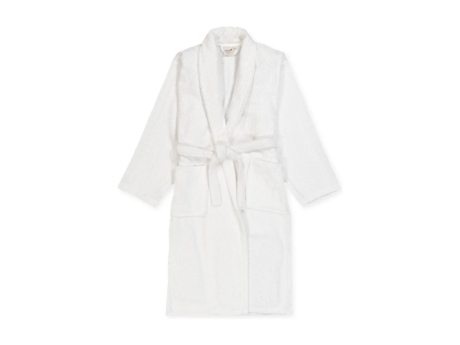 Peignoir unisexe - 100% coton - Peignoir éponge - Blanc - Xxl