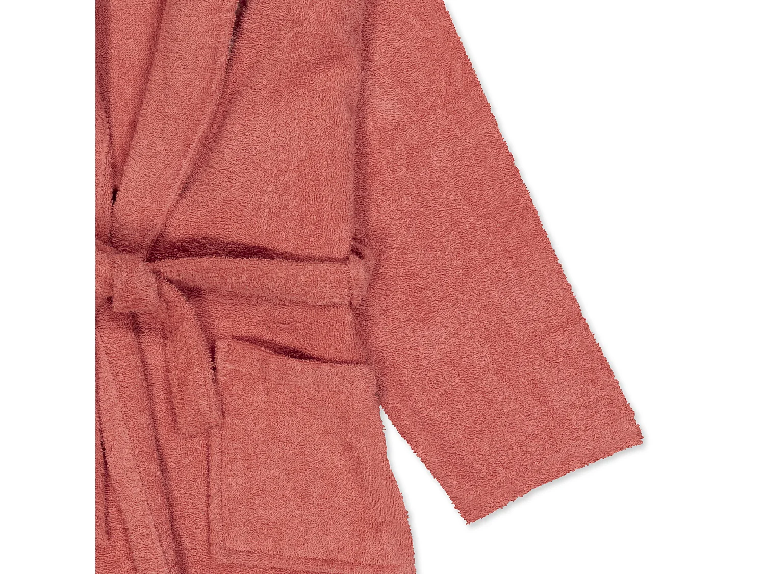 Albornoz De Ducha Unisex - 100% Algodón - Albornoz De Rizo - Coral - Xxl