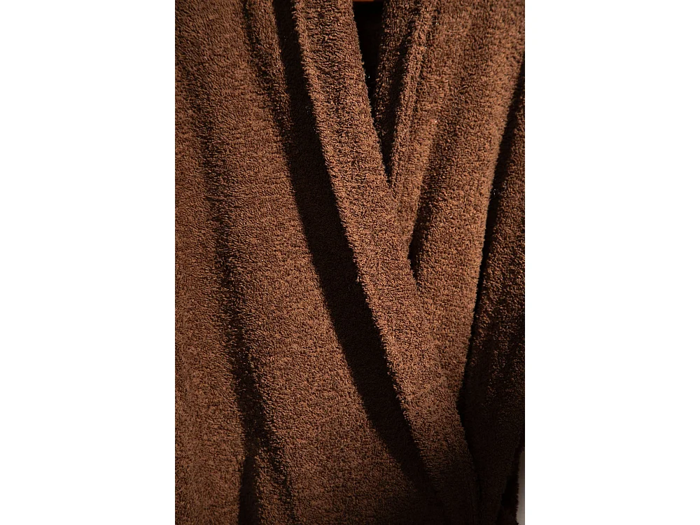 Szlafrok pod prysznic unisex - 100% bawełny - szlafrok frotte - wydra - M