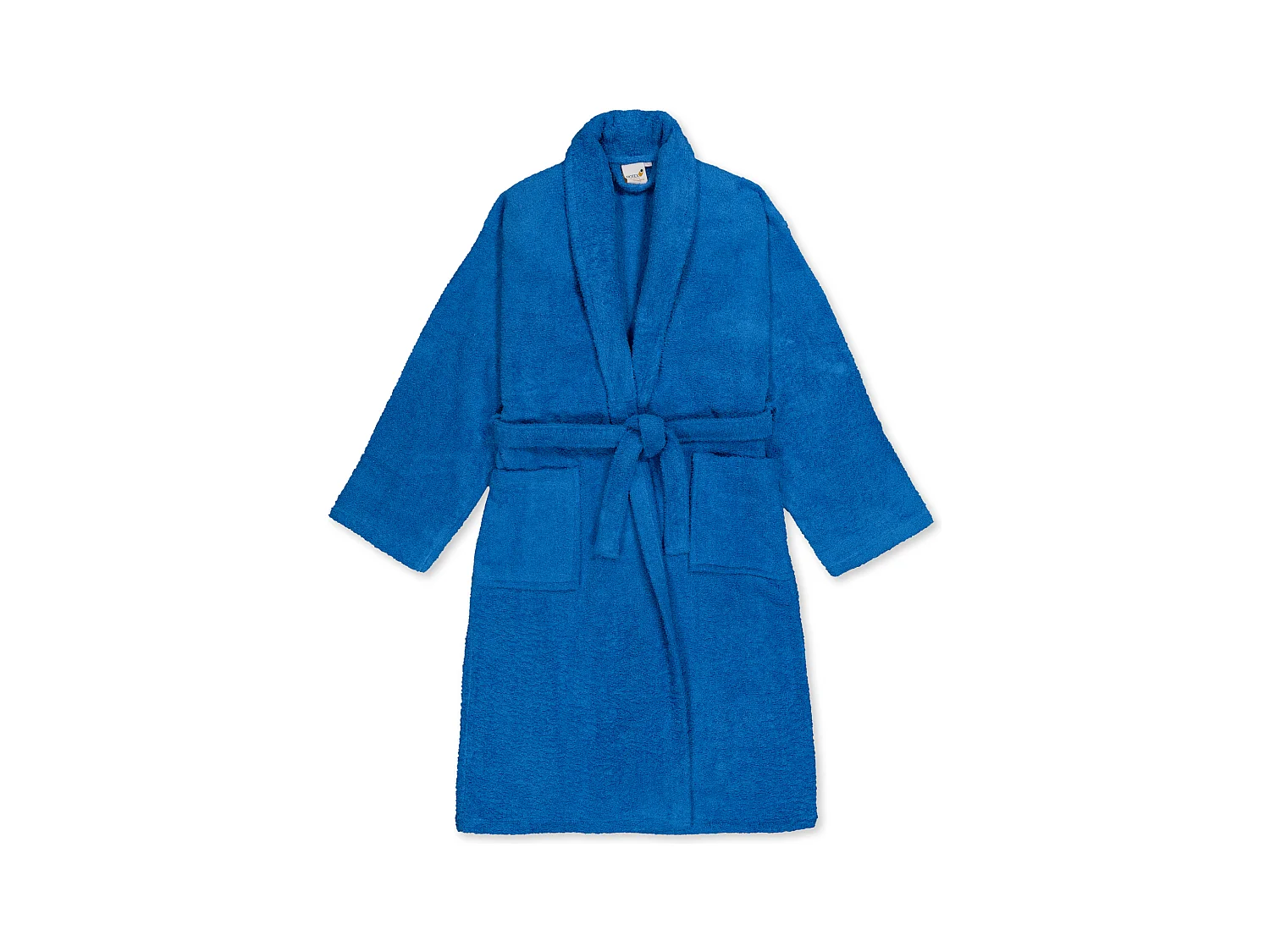 Albornoz De Ducha Unisex - 100% Algodón - Albornoz De Rizo - Azul - S