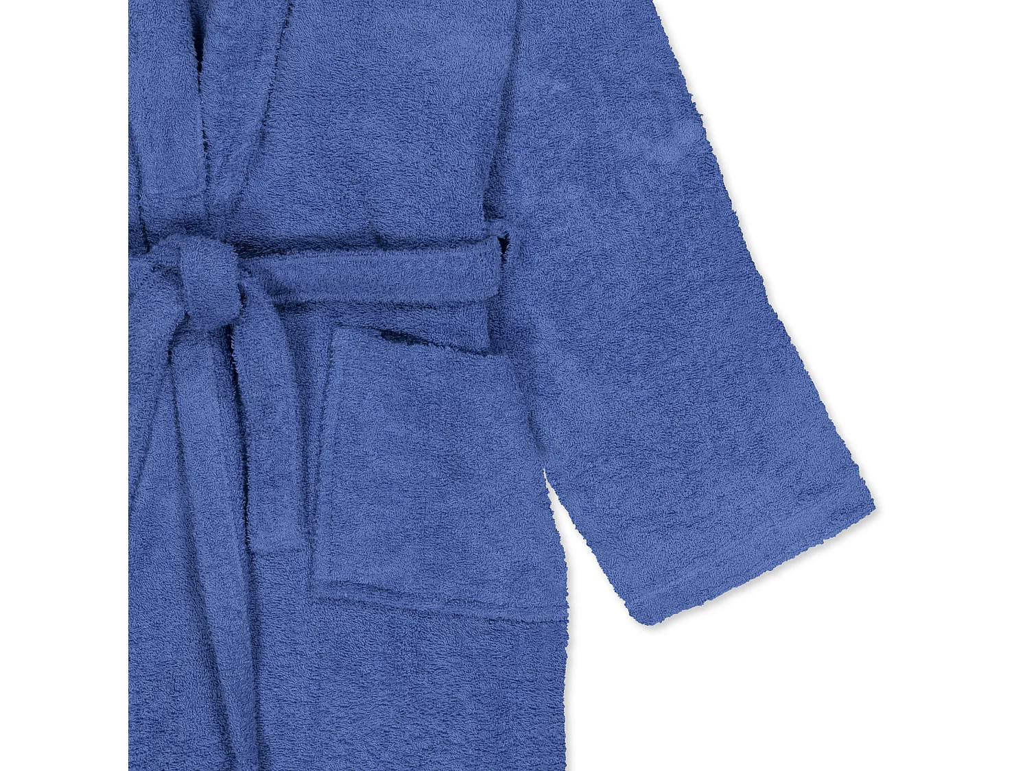 Albornoz De Ducha Unisex - 100% Algodón - Albornoz De Rizo - Azul - Xl