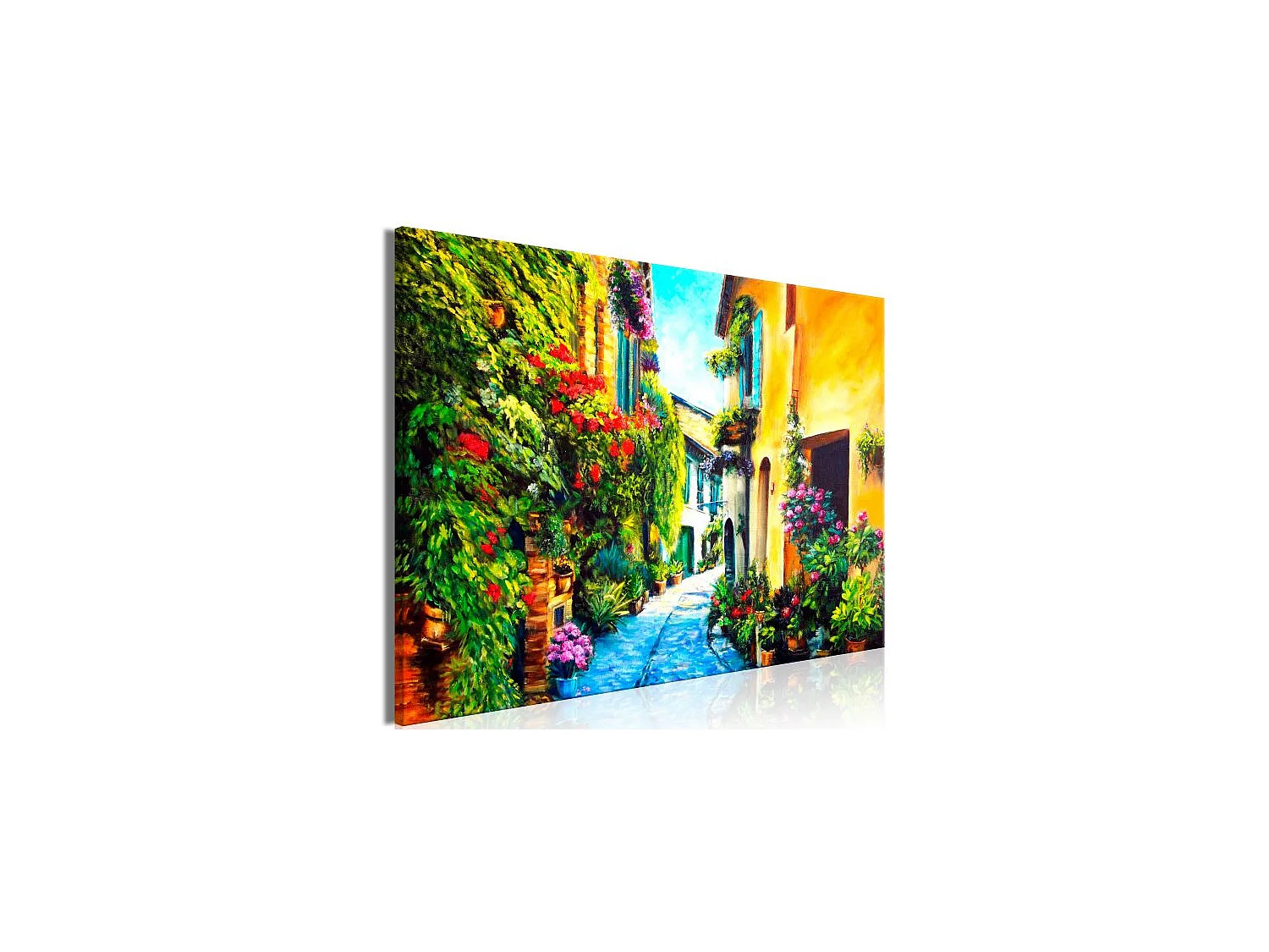 Tableau Villes Beautiful Street (1 Part) Wide 90x60 cm