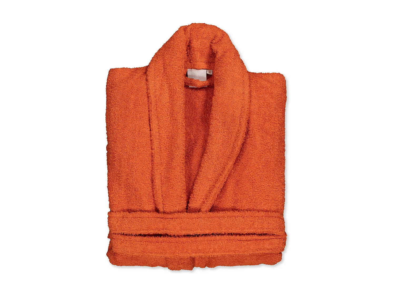 Peignoir de Douche Unisexe - 100% Coton - Peignoir Terry - Mandarine - Xl