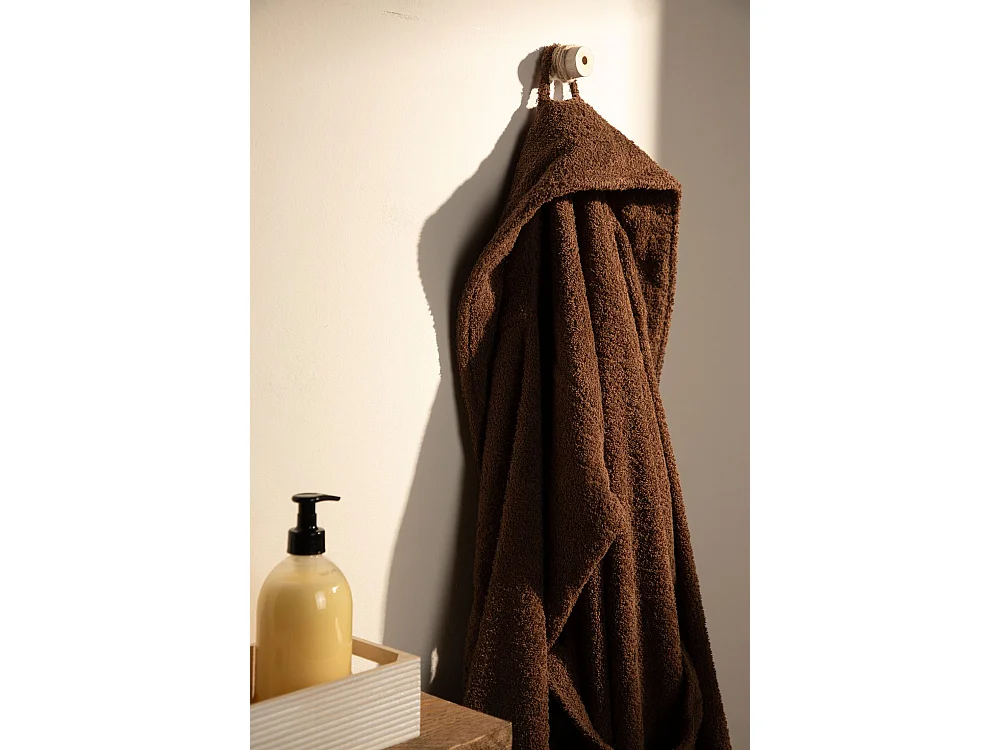 Unisex badjas - 100% katoen - Terry badjas - Otter - L