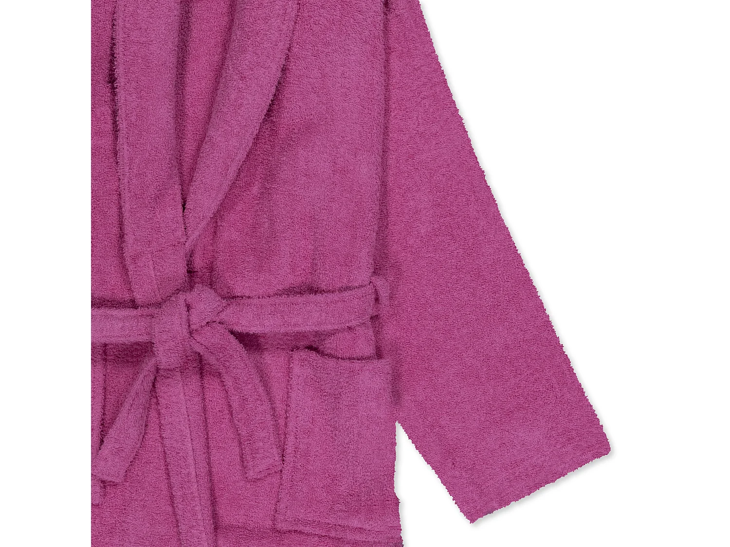 Albornoz De Ducha Unisex - 100% Algodón - Albornoz De Rizo - Ciclamen - M