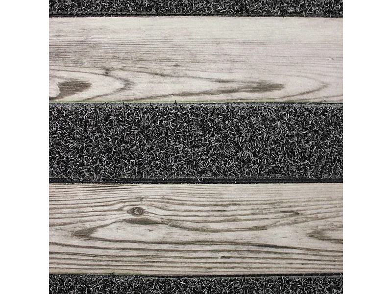 Tapis Déco Effet Bois "Balto" 45x75cm Naturel