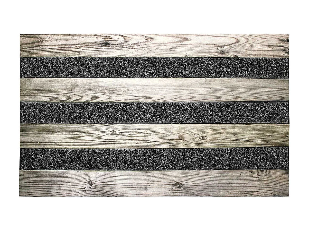 Tapis Déco Effet Bois "Balto" 45x75cm Naturel