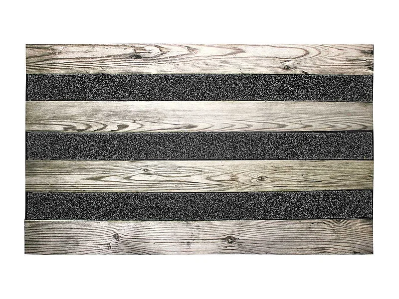 Tapis Déco Effet Bois "Balto" 45x75cm Naturel