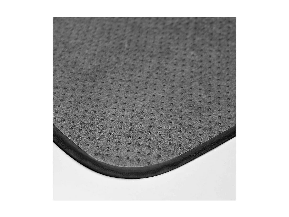 Tapis de Bain Imprimé "Orbella" 45x75cm Noir & Argent