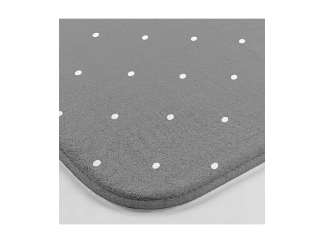 Tapis de Bain "Maison de Famille" 45x75cm Gris