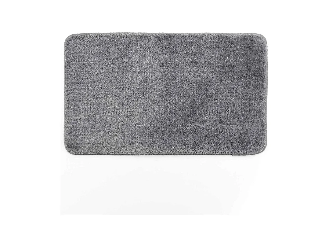 Tapis de Bain Microfibre "Métallisé" 45x75cm Gris