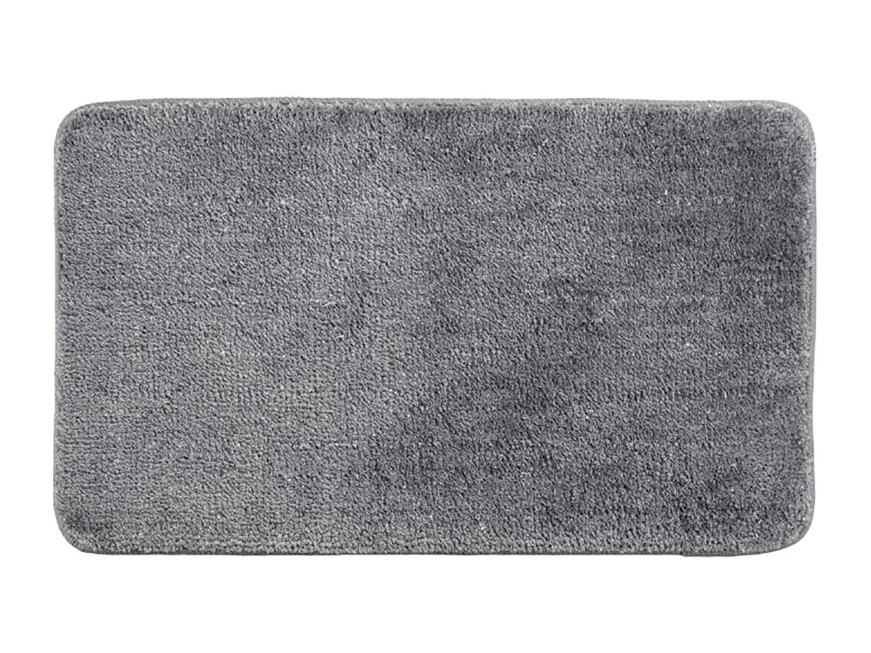 Tapis de Bain Microfibre "Métallisé" 45x75cm Gris