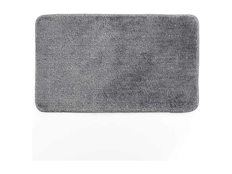 Tapis de Bain Microfibre "Métallisé" 45x75cm Gris